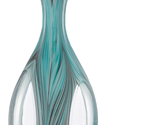 Atlantic Avenue Turquoise Glass Table Lamp