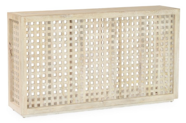 Denby Driftwood Lattice Console Table