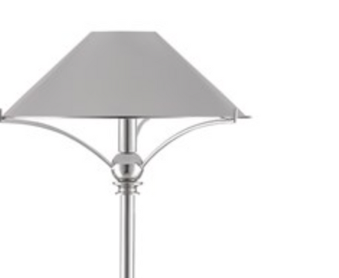 Ludlow Polished Nickel Floor Lamp Floor Lamp 